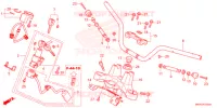 GUIDON   TE DE FOURCHE pour Honda NC 750 X ABS 2021