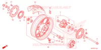 ROUE ARRIERE pour Honda NC 750 X ABS 2021