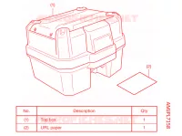 KIT TOP CASE 35L pour Honda NC 750 X ABS 2021