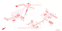 PEDALE pour Honda NC 750 X ABS 2021