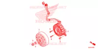 ROTOR   STATOR pour Honda 50 METROPOLITAN 2021