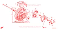 ROUE AVANT pour Honda 50 METROPOLITAN 2021