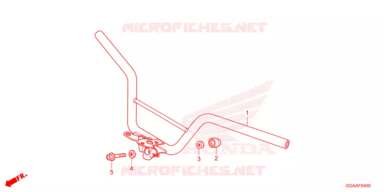 GUIDON Honda SCOOTER 50 RUCKUS 2021  NPS50N_A