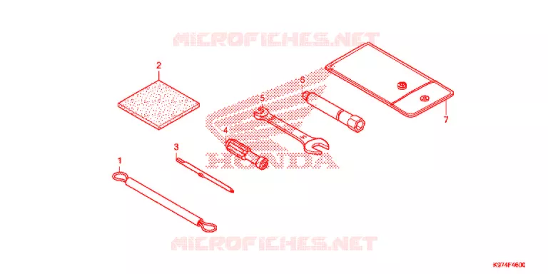 OUTIL Honda SCOOTER 150 PCX 2020  WW150AL