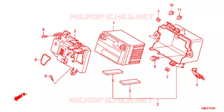 BATTERIE Honda MOTO 110 CUB 2021  C110XM