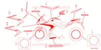 AUTOCOLLANTS pour Honda CB 400 X 2021