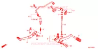 PEDALE pour Honda CB 400 X 2021