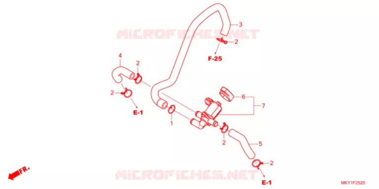 VALVE DE COMMANDE D'INJECTION D'AIR Honda MOTO 650 CB 2022  CB650RAM