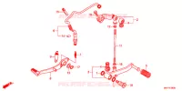 PEDALE pour Honda CBR 400 R 2021