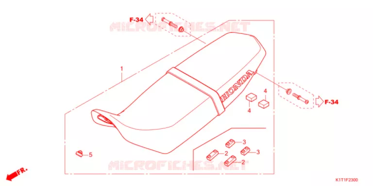 SELLE Honda MOTO 250 CRF 2021  CRF250LAM