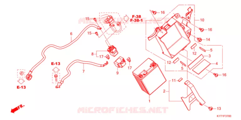 BATTERIE Honda MOTO 250 CRF 2021  CRF250LDAM