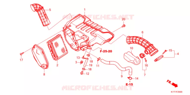 FILTRE A AIR Honda MOTO 250 CRF 2022  CRF250LRAM