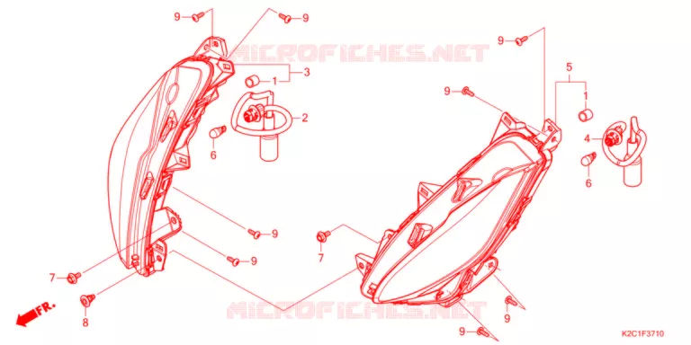 CLIGNOTANT AVANT Honda SCOOTER 110 DIO 2021  NSC110M