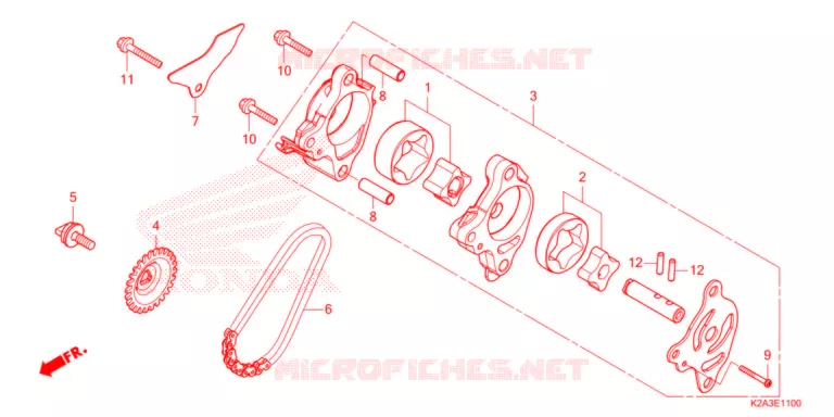 POMPE A HUILE Honda SCOOTER 250 FORZA 2021  NSS250AM
