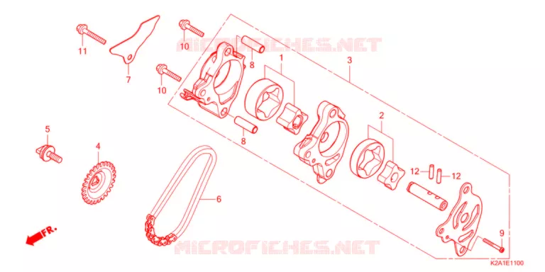 POMPE A HUILE Honda SCOOTER 250 FORZA 2021  NSS250AM