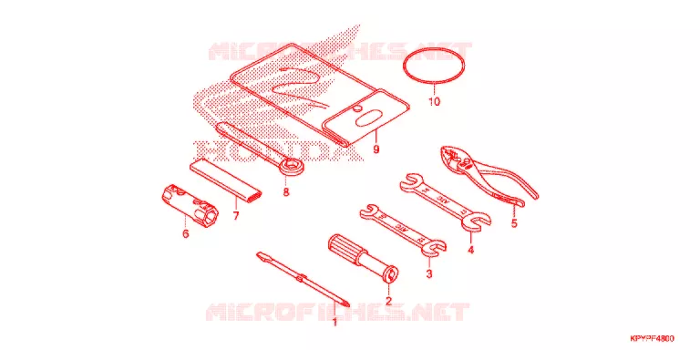 OUTIL Honda MOTO 125 XRM 2019  CFT125MSK_2PH