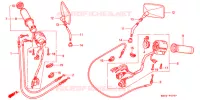 COMMODO   LEVIER   CABLE pour Honda VALKYRIE 1500 F6C 2003