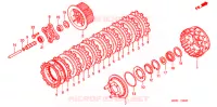 EMBRAYAGE pour Honda VALKYRIE 1500 F6C 2003