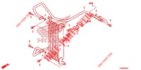 RADIATEUR D'HUILE pour Honda FOURTRAX 500 FOREMAN RUBICON Hydrostatic CAMO 2011