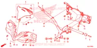 GUIDON   CARENAGE pour Honda BEAT 110 PGMFI 2019
