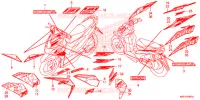 MARQUE/RAYURE (ACH110CBTK/CSFK/CBTL /CSFL/CBTM/CSFM) pour Honda BEAT 110 PGMFI 2019