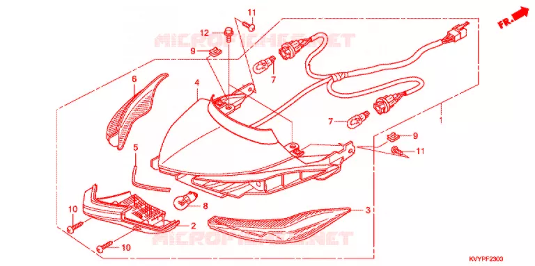 FEUX  Honda SCOOTER 110 BEAT 2014  ACC110CBC