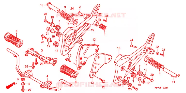 MARCHE (1) Honda MOTO 110 XRM 2002  CFT1102