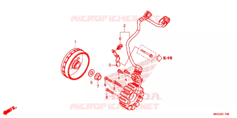 ALTERNATEUR Honda MOTO 450 CRF 2020  CRF450LL