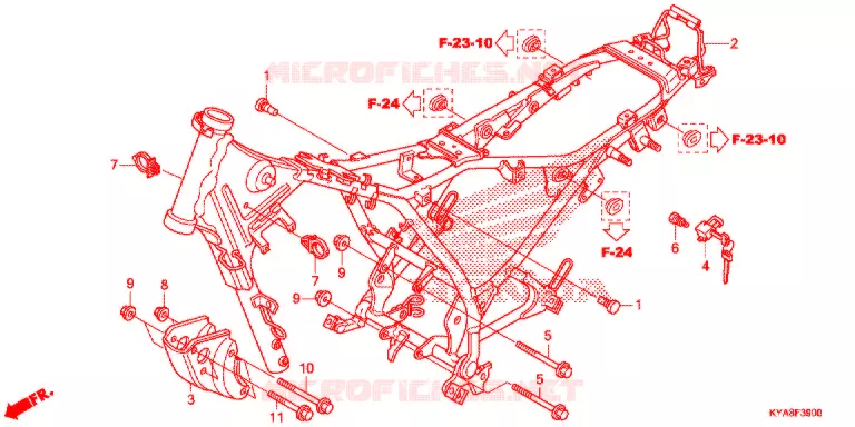 CADRE Honda MOTO 150 TMX 2015  GL150D