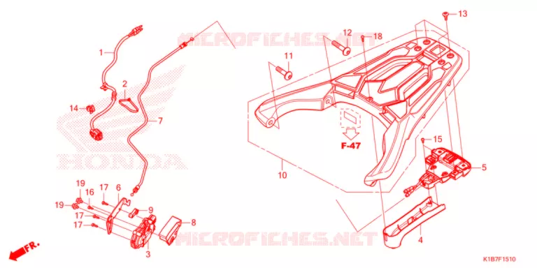SUPPORT Honda SCOOTER 250 FORZA 2021  NSS250AM