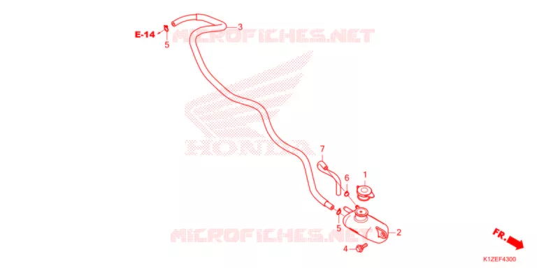 VASE D'EXPANSION Honda SCOOTER 160 PCX 2022  WW150AM