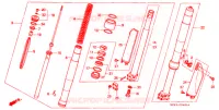 FOURCHE pour Honda CR 125 R 1991