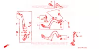 PEDALE   KICK pour Honda CR 125 R 1991