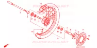 ROUE AVANT pour Honda CR 125 R 1991