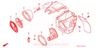 FILTRE A AIR pour Honda CR 125 R 1991