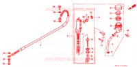 MAITRE CYLINDRE DE FREIN ARRIERE pour Honda CR 125 R 1991