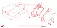 SIEGE/COUVERCLE LATERAL  pour Honda CR 125 R 1993