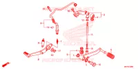 PEDALE pour Honda CB 500 X ABS 2022