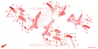 REPOSE PIED pour Honda CB 500 X ABS 2022