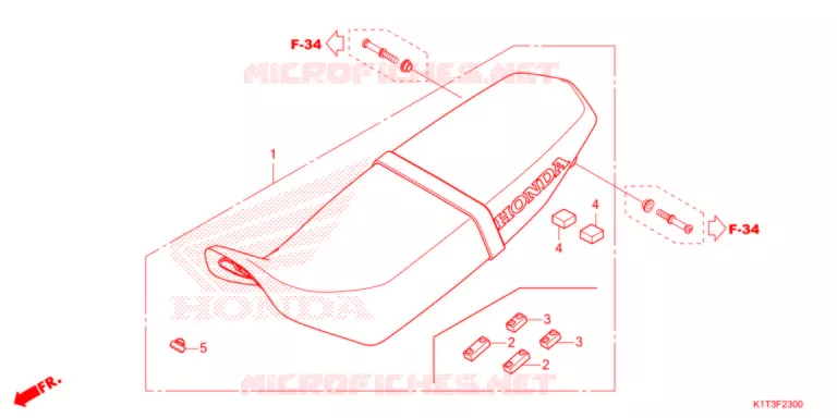 SELLE Honda MOTO 250 CRF 2021  CRF250LRM