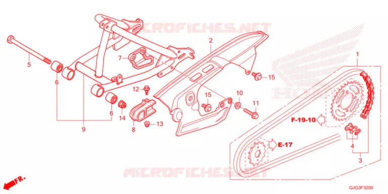 BRAS OSCILLANT Honda MOTO 50 CRF 2022  CRF50FN
