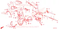 GUIDON   CARENAGE pour Honda SUPER CUB 125 ABS 2023