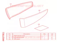 COUVERCLE AVANT pour Honda CB 500 F ABS 2022