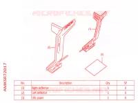 DEFLECTEURS pour Honda AFRICA TWIN 1100 DCT ADVENTURE 2022