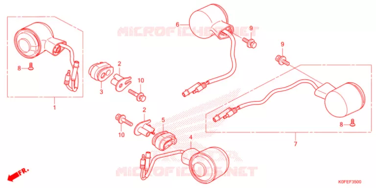 CLIGNOTANT Honda MOTO 125 MONKEY 2022  Z125MAN