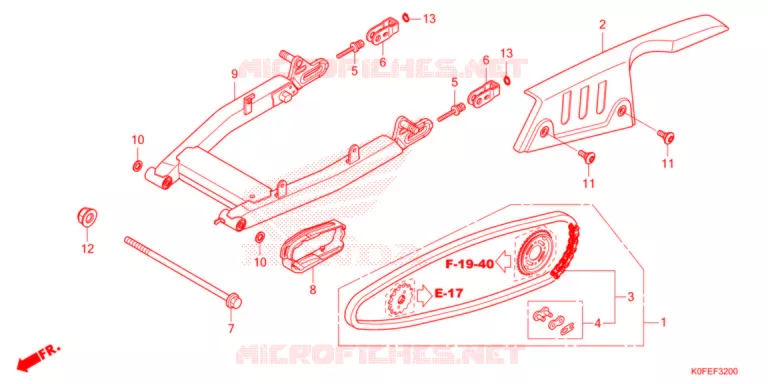 BRAS OSCILLANT Honda MOTO 125 MONKEY 2023  Z125MAN