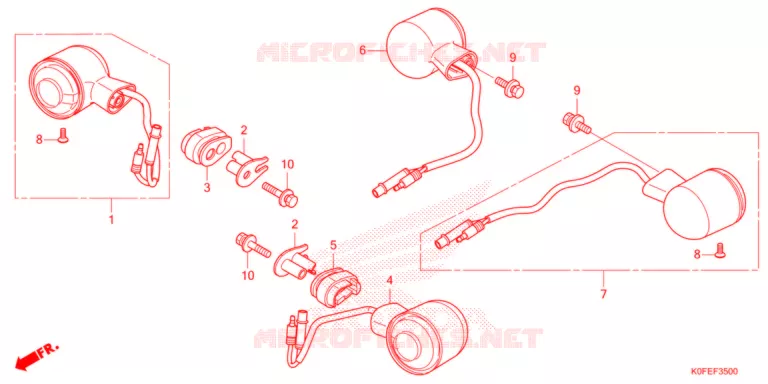 CLIGNOTANT Honda MOTO 125 MONKEY 2022  Z125MAN