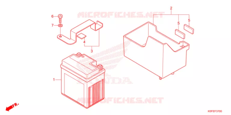 BATTERIE Honda MOTO 125 MONKEY 2022  Z125MN
