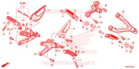 REPOSE PIED pour Honda CBR 1000 RR SP BREMBO 2023