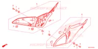 COUVERCLES LATERAUX pour Honda CBR 650 R ABS 2022